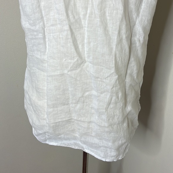 Equipment 100% linen sleeveless button‎ down size M - Picture 9 of 11